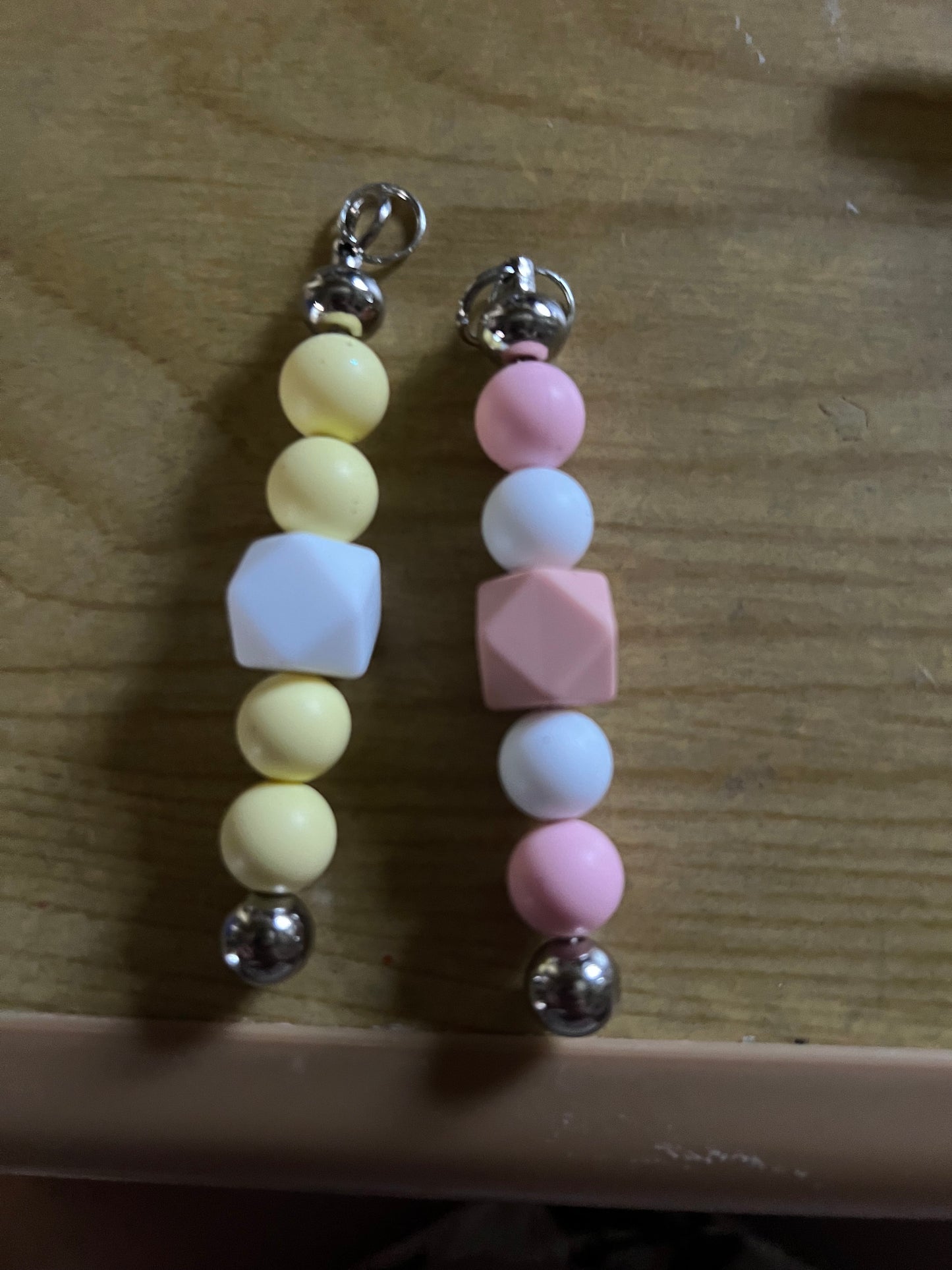 beaded keychain